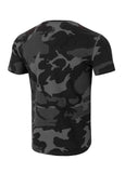 T-Shirt Slim Fit Classic Boxing - All Black Camo