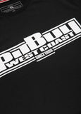 Men's T-Shirt Slim Fit Classic Boxing - Black