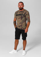 Men's T-Shirt Slim Fit Classic Boxing - Woodland Camo