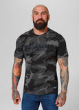 T-Shirt Slim Fit Classic Boxing - All Black Camo