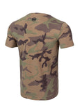 Men's T-Shirt Slim Fit Classic Boxing - Woodland Camo