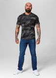 T-Shirt Slim Fit Classic Boxing - All Black Camo