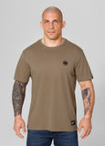 Men's T-Shirt SMALL LOGO - Coyote brown