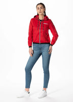 Women's hooded jacket Dahlia II - Red