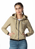 Women's hooded jacket Dahlia II - Sand