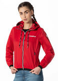 Women's hooded jacket Dahlia II - Red