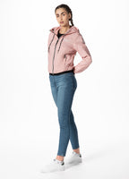 Women's hooded jacket Dahlia II - Pink