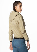 Women's hooded jacket Dahlia II - Sand