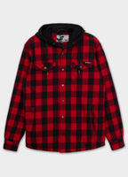 Hooded Padded Flannel Shirt Pioneer