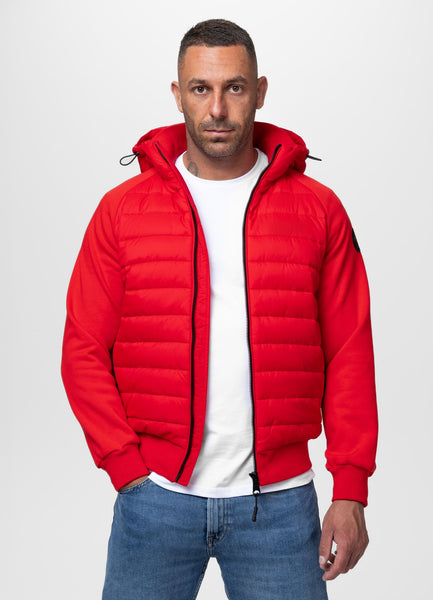 Hybrid transitional jacket with hood PALOMAR
