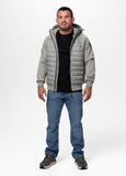 Hybrid transitional jacket with hood PALOMAR