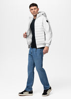 Hybrid transitional jacket with hood PALOMAR