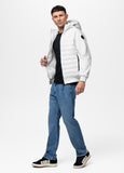 Hybrid transitional jacket with hood PALOMAR