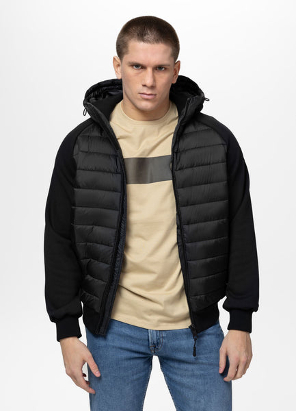 Hybrid transitional jacket with hood PALOMAR