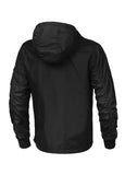 Men's Kangaroo hooded jacket Loring - Black