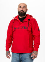 Men's Kangaroo hooded jacket Loring - Red