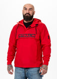 Men's Kangaroo hooded jacket Loring - Red