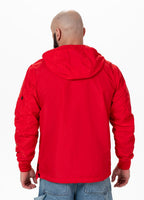Men's Kangaroo hooded jacket Loring - Red