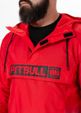 Men's Kangaroo hooded jacket Loring - Red