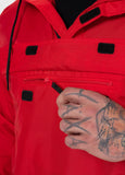 Men's Kangaroo hooded jacket Loring - Red