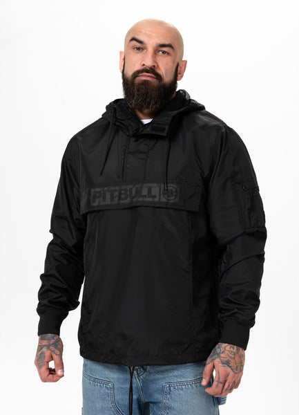 Men's Kangaroo hooded jacket Loring - Black