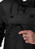 Men's Kangaroo hooded jacket Loring - Black
