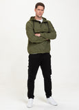 Men's Kangaroo hooded jacket Loring - Olive