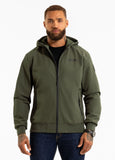 Men's hooded Softshell jacket Midway II - Olive