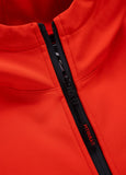 Men's hooded Softshell jacket Midway II - Flame red