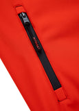 Men's hooded Softshell jacket Midway II - Flame red
