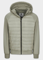 Hybrid transitional jacket with hood PALOMAR