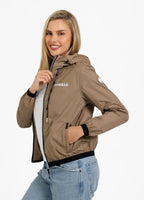 Women's hooded jacket Dahlia II - Dark sand