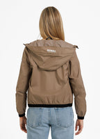 Women's hooded jacket Dahlia II - Dark sand