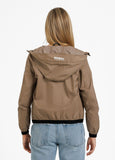 Women's hooded jacket Dahlia II - Dark sand