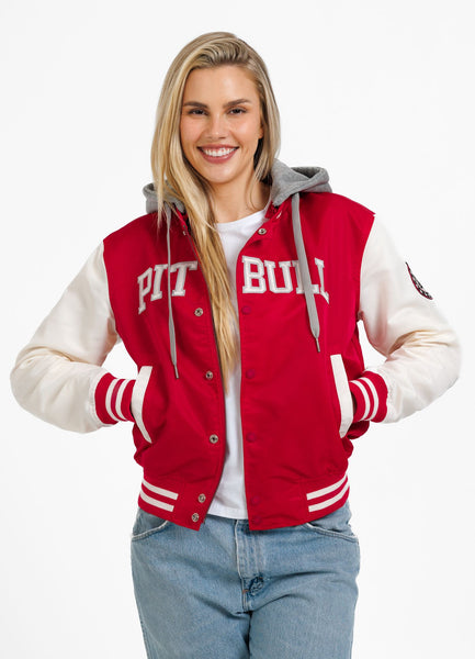 Women's hooded jacket Eagle Ridge - Red