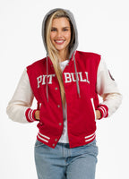 Women's hooded jacket Eagle Ridge - Red