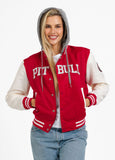 Women's hooded jacket Eagle Ridge - Red