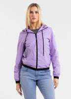 Women's hooded jacket PRIMOSA - Lilac