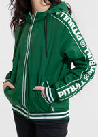 Women's hooded jacket WHITEWOOD - Green