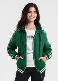 Women's hooded jacket WHITEWOOD - Green