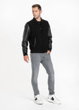 Men's transitional jacket Melton Small Logo