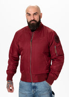 Men's jacket MA-1 Logo - Burgundy