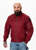 Men's jacket MA-1 Logo - Burgundy