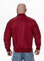Men's jacket MA-1 Logo - Burgundy