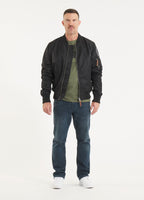 Men's jacket MA-1 Logo - Black