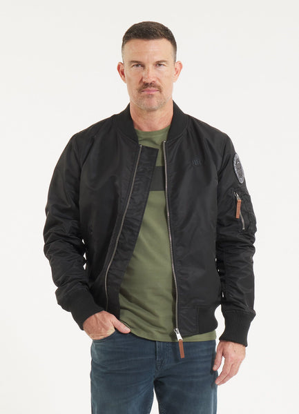 Men's jacket MA-1 Logo - Black