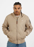 Men's jacket MA-1 Logo - Sand