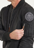 Men's jacket MA-1 Logo - Black