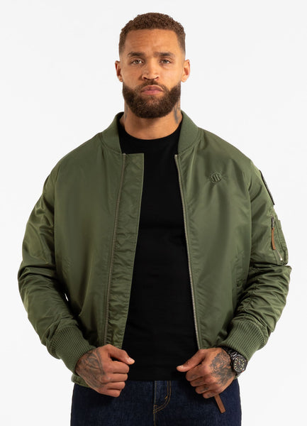 Men's jacket MA-1 Logo - Olive