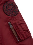 Men's jacket MA-1 Logo - Burgundy